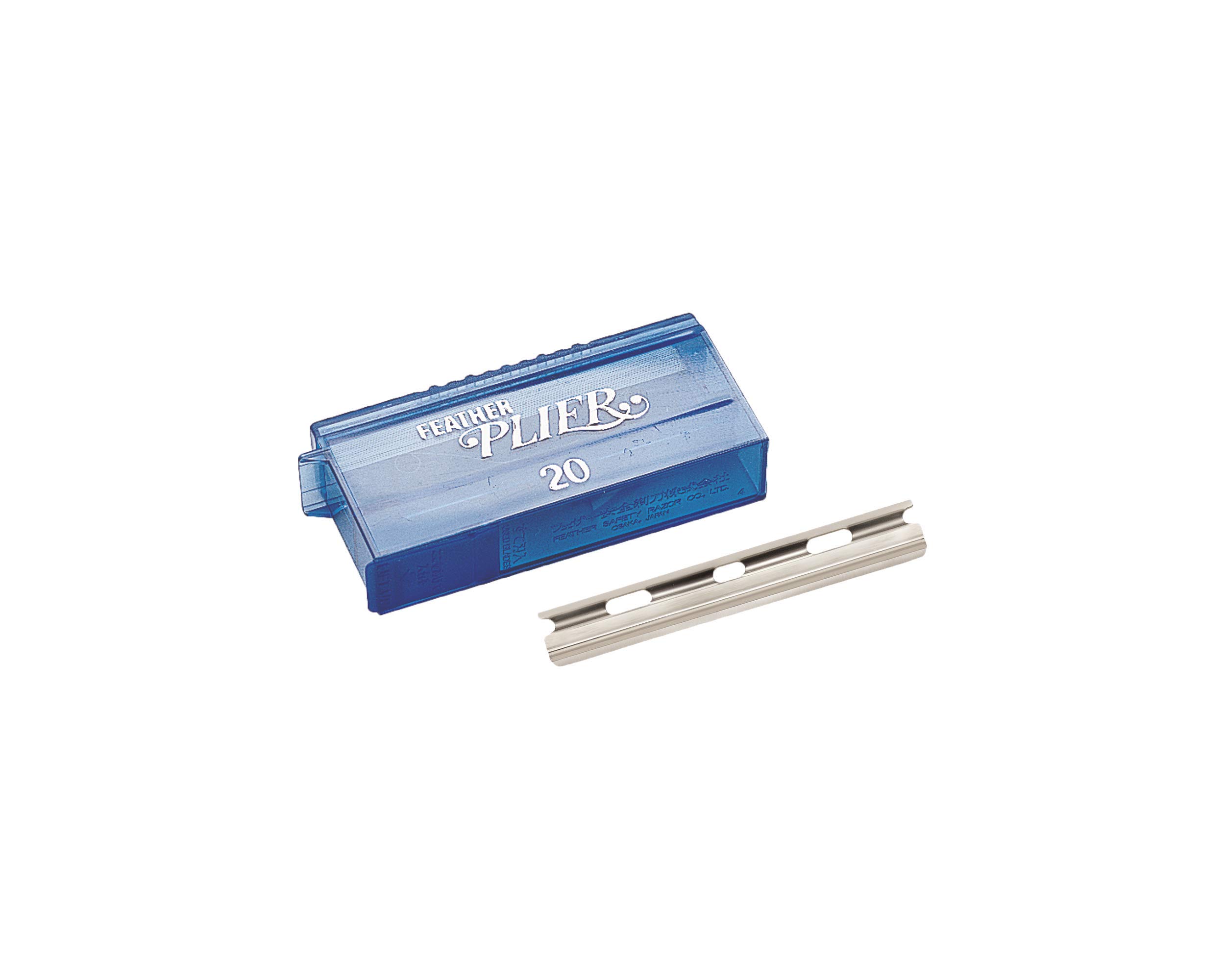Feather Plier Hair Razor Blades - (2 Pack of 20) - Hair Straight Razor Blade Refills for Hair Cutting- For Professional Hair Cutters- Made in Japan - Image 3